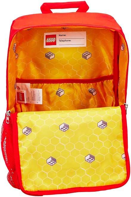 LEGO Brick Backpack - Red - Image 6