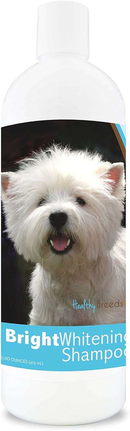 Healthy Breeds West Highland White Terrier Bright Whitening Shampoo 12 oz - Image 1