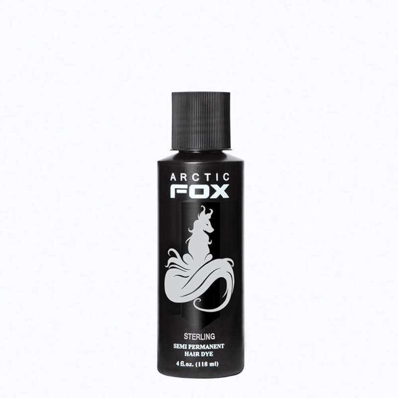 ARCTIC FOX Vegan and Cruelty-Free Semi-Permanent Hair Color Dye (4 Fl Oz, STERLING) - Image 1