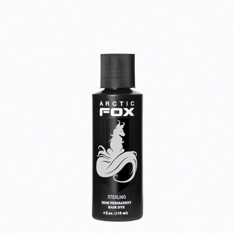 ARCTIC FOX Vegan and Cruelty-Free Semi-Permanent Hair Color Dye (4 Fl Oz, STERLING) - Product Image