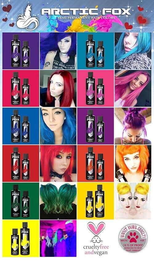 ARCTIC FOX Vegan and Cruelty-Free Semi-Permanent Hair Color Dye (4 Fl Oz, STERLING) - Image 2
