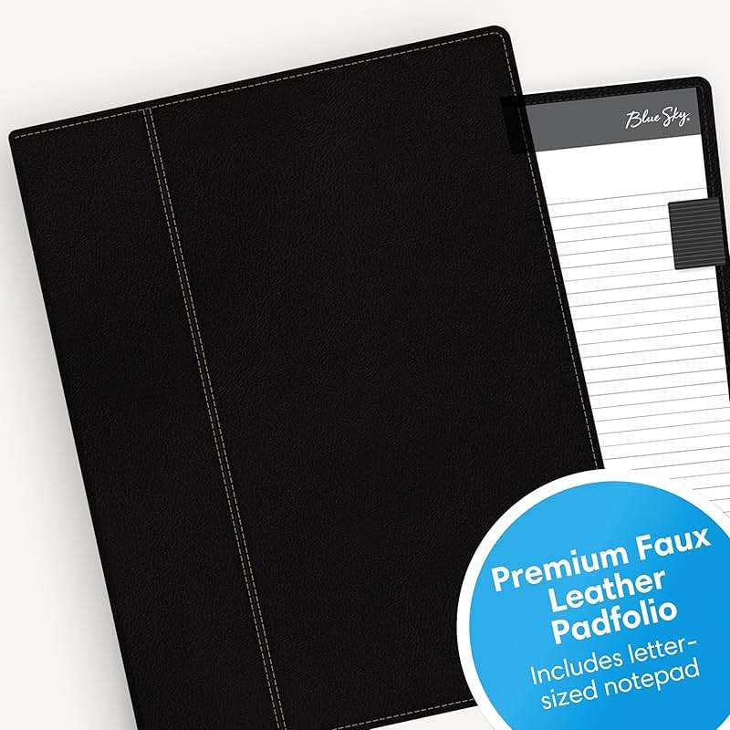 Blue Sky Professional Padfolio: Comprehensive Portfolio and Efficient Document Organizer, Ideal Business Accessory for Modern Professionals, 9.5" x 12" - Image 4