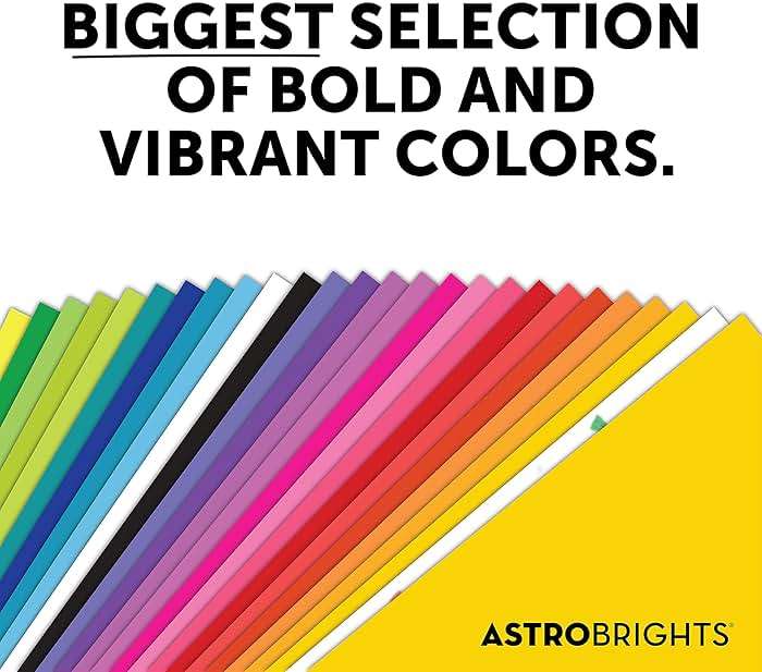 Neenah Paper Astrobrights Color Paper, 8.5” x 11”, 24 lb/89 gsm, Spectrum 25-Color Assortment, 150 Sheets (80933-01) - Image 4