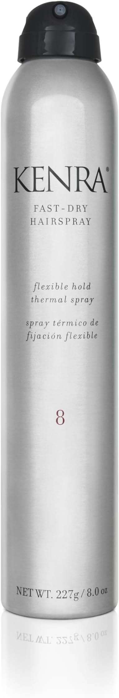 Kenra Fast Dry Hairspray 8 | Flexible Hold Thermal Spray | Multifunctional Spray, Ideal For Both Styling & Finishing | Lightweight, Instant Control | All Hair Types - Image 1