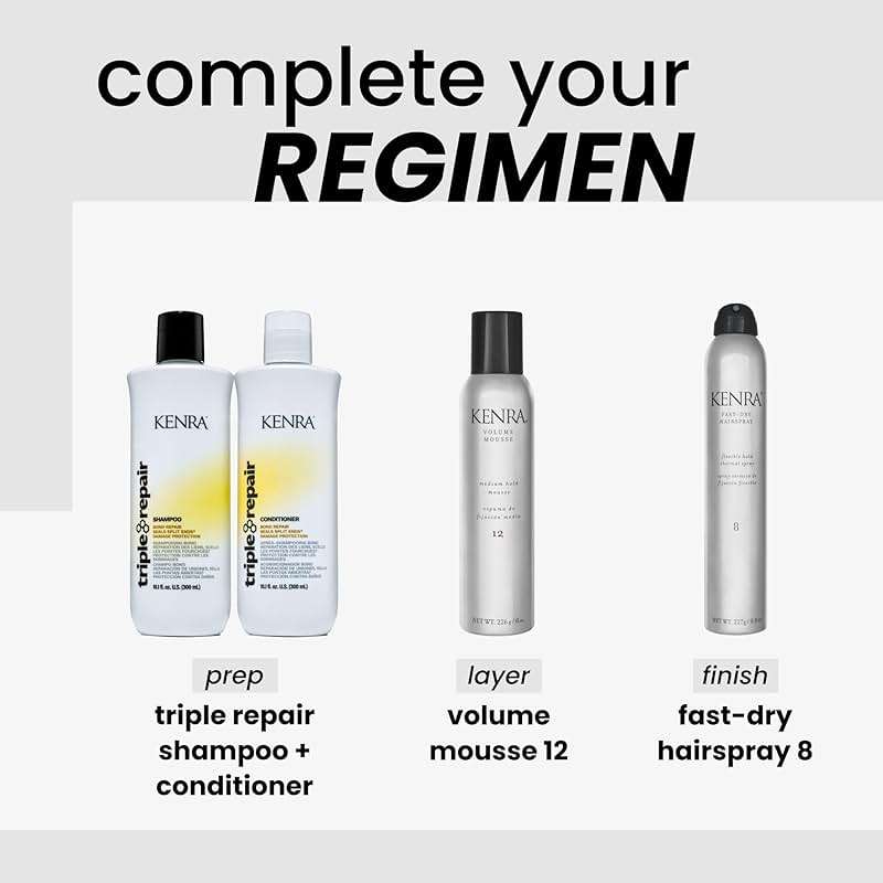Kenra Fast Dry Hairspray 8 | Flexible Hold Thermal Spray | Multifunctional Spray, Ideal For Both Styling & Finishing | Lightweight, Instant Control | All Hair Types - Image 5