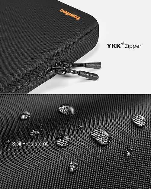 tomtoc 360° Protective Laptop Sleeve for 14-inch New MacBook Pro M5 Pro/Max (2026) A3426 A3427 A3434 M4/M3/M2/M1 A3112 A3401 A3185, Water-Resistant Laptop Case Fits Dell XPS 14 & 13.8" Surface Laptop - Image 8