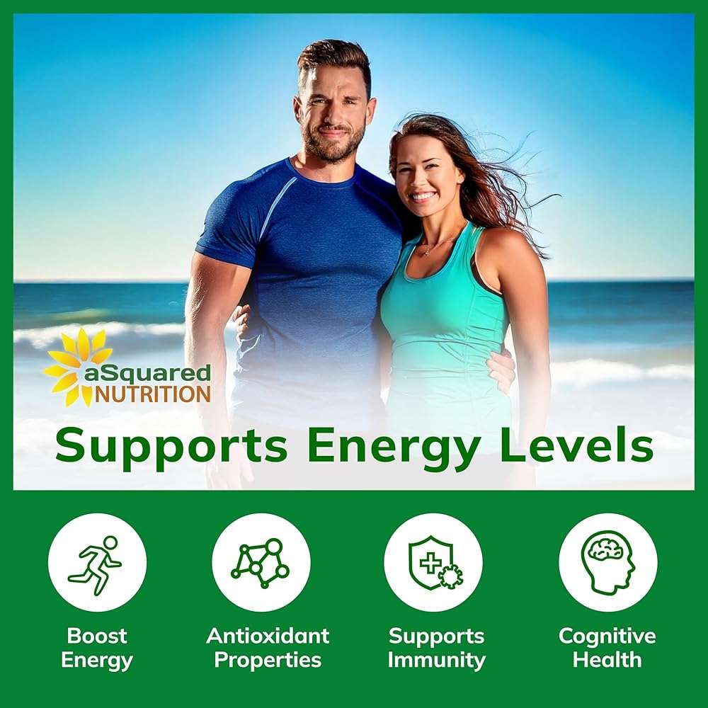 aSquared Nutrition Green Tea Extract with EGCG – 180 Capsules – 500mg per Capsule – 75% Polyphenols, 45% EGCG – Antioxidant Support, Heart Health, Natural Detox – Low Caffeine Supplement - Image 6