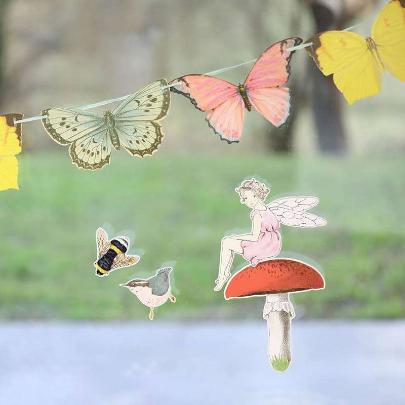 Talking Tables Fairy Bunting Banner | Great for Girls Tea Party, Birthday and Decor | Pink, Paper, 3M - Image 7