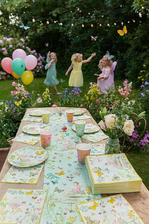 Talking Tables Fairy Bunting Banner | Great for Girls Tea Party, Birthday and Decor | Pink, Paper, 3M - Image 10