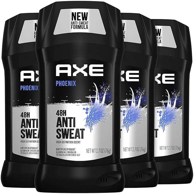 AXE Antiperspirant Deodorant for Men Phoenix 4PK 48H Sweat & Odor Protection for Long Lasting Freshness, Crushed Mint & Rosemary Men's Deodorant 2.7 oz - Image 1