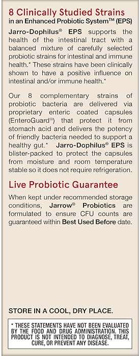 Jarrow Jarro Dophilus Probiotics - Probiotic Supplement, Gut Health, 60 Ct | Gut Health Support, 25 Billion CFU, 8 Probiotic Strains, Intestinal and Digestive Health For Women & Men, Shelf-Stable - Image 10