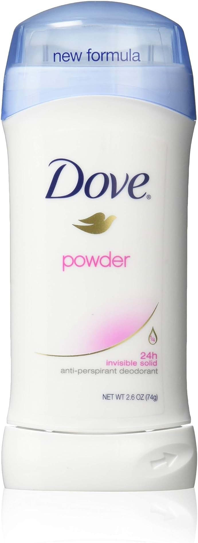 Dove Anti-Perspirant Deodorant Invisible Solid Powder, 2.6 Ounce (Pack of 4) - Product Image