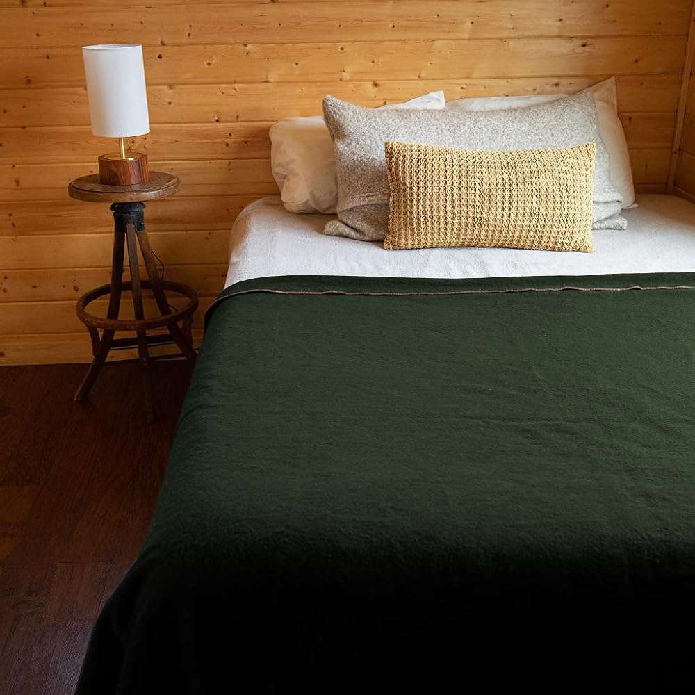 Arcturus Military Wool Blanket - Warm, Thick, Washable - Great for Outdoors, Camping, Stadium Blanket, Picnics, Travel - Car & Bushcraft Survival Kits - Image 4