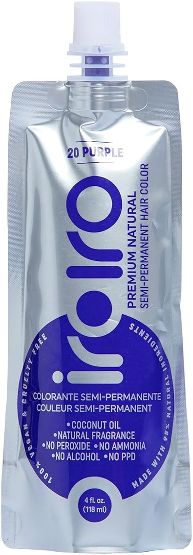 20 Purple Premium Natural Semi Permanent Hair Color - Product Image