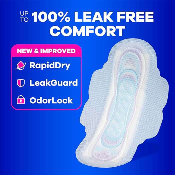 Always Ultra Thin Pads with Wings, Size 2, Long Super, 126 Count (3 Packs of 42) - Image 2
