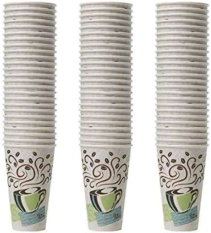 Dixie Perfectouch Insulated Paper Hot Cup, Coffee Haze Design, 75 Count 16oz - Image 2