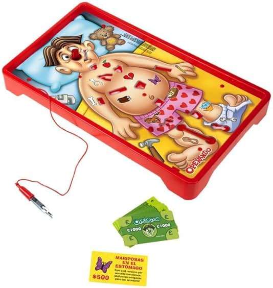 Hasbro Gaming Operation Electronic Board Game with Doctor Cards and Funny Ailments, Kids Games, 1+ Players, Funny Board Game for Children Ages 6+ (Amazon Exclusive) - Image 3