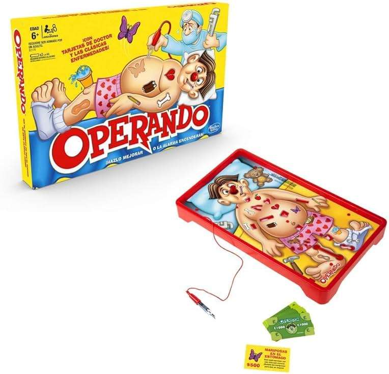 Hasbro Gaming Operation Electronic Board Game with Doctor Cards and Funny Ailments, Kids Games, 1+ Players, Funny Board Game for Children Ages 6+ (Amazon Exclusive) - Image 4