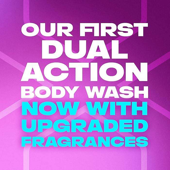 AXE Crisp Coconut & Black Pepper Body Wash 4 Count 12h Refreshing Scent Excite Men's Body Wash with 100% Plant-Based Moisturizers 16 oz - Image 9