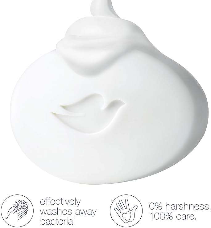 Dove Beauty Bar More Moisturizing than Bar Soap White Effectively Washes Away Bacteria, Nourishes Your Skin 3.75 oz 20 Bars - Image 5
