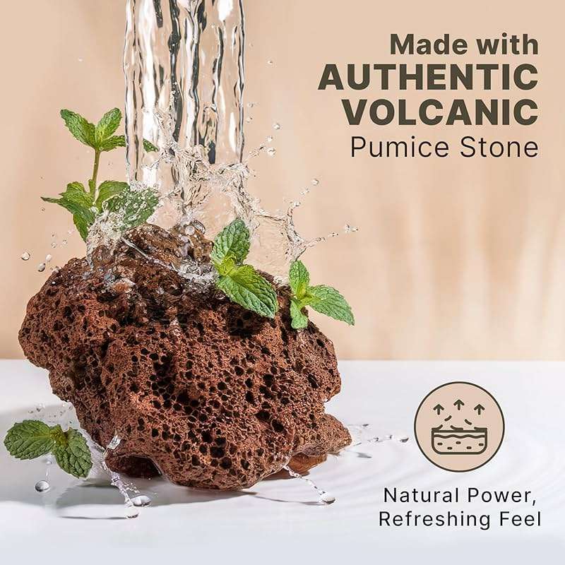 Pumice Stone for Feet - Natural Lava Stone Foot Exfoliator, Callus Remove for Feet, Hands & Dead Skin, Foot Scrubber for Pedicure & Cracked Heels, Strong & Durable Design for Smooth & Soft Feets - Image 2