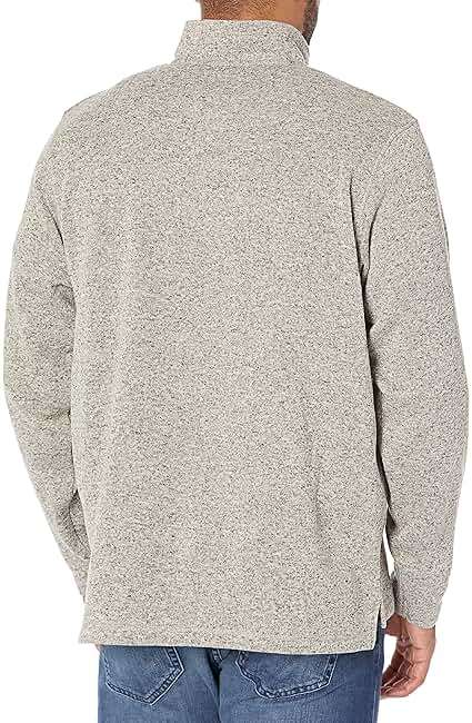Wrangler Authentics Men's Long Sleeve Fleece Quarter-zip - Image 2
