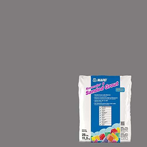MAPEI Keracolor S Pearl Gray Cementitious Sanded Powder Grout - 25LB Bag - Image 1