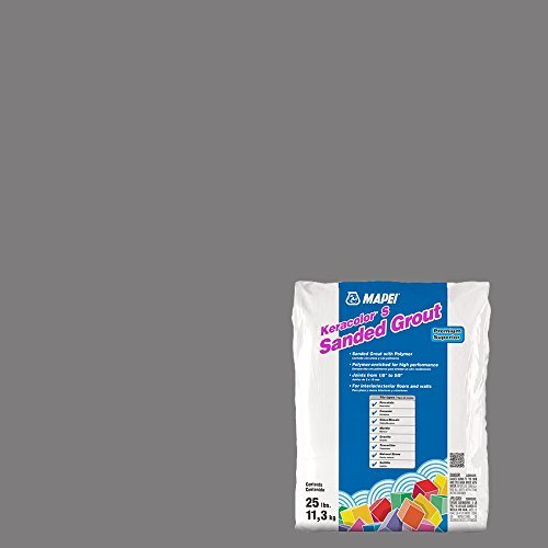 MAPEI Keracolor S Pearl Gray Cementitious Sanded Powder Grout - 25LB Bag - Product Image