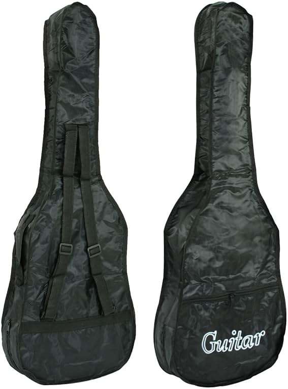 ZENY 38" New Beginners Acoustic Guitar With Guitar Case, Strap, Tuner and Pick (Natural) - Image 8