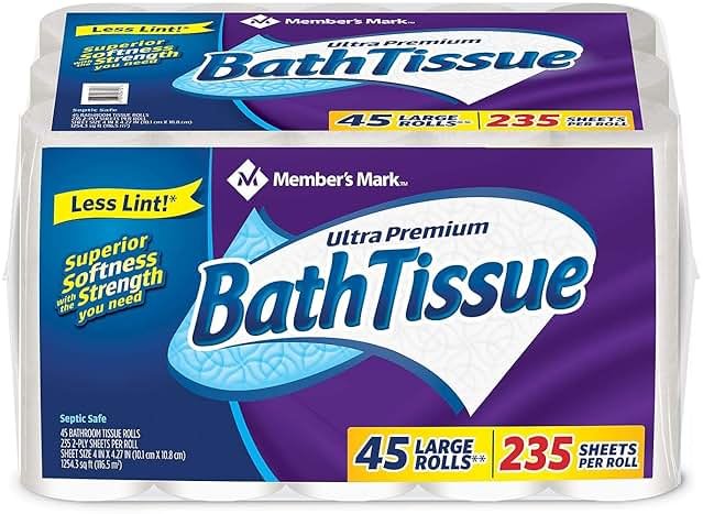 Member's Mark Ultra Premium Bath Tissue, 2 ply (235 sheets, 45 rolls) - Product Image