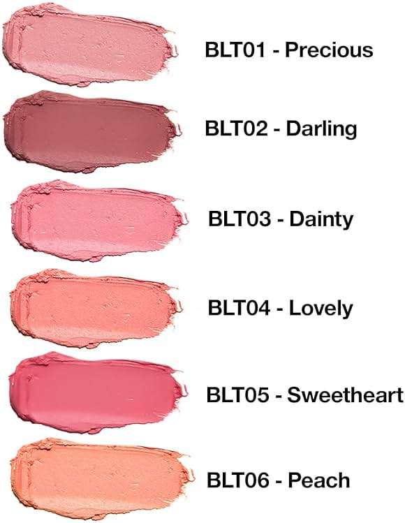 Palladio I'm Blushing 2-in-1 Cheek and Lip Tint, Buildable Lightweight Cream Blush, Sheer Multi Stick Hydrating formula, All day wear, Easy Application, Shimmery, Blends Perfectly onto Skin, Dainty - Image 6