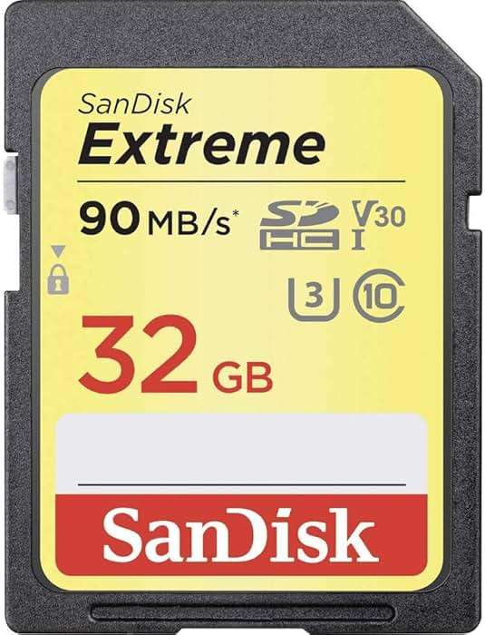 SanDisk 32GB Extreme SDHC UHS-I Memory Card - 90MB/s, C10, U3, V30, 4K UHD, SD Card - SDSDXVE-032G-GNCIN - Image 4