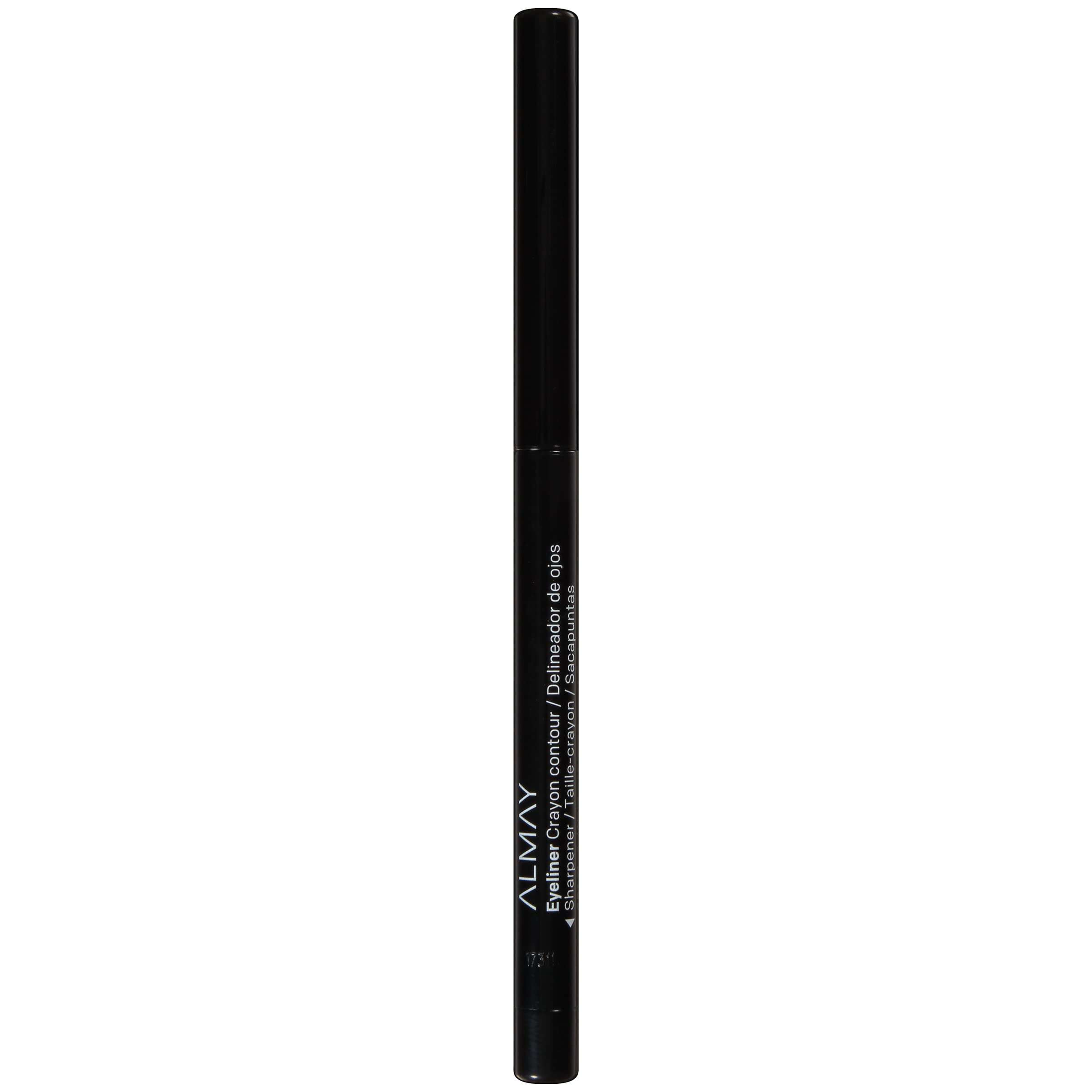 Almay All-Day Eyeliner Pencil, Smudge Proof, Waterproof Eye Makeup, Hypoallergenic, Built-In Sharpener, 205 Black, 0.01 oz - Image 1