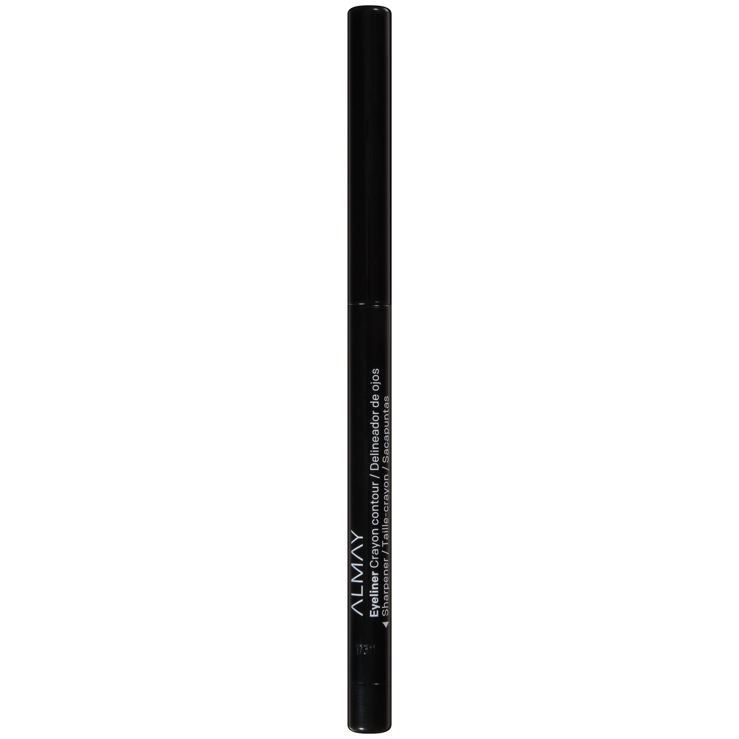 Almay All-Day Eyeliner Pencil, Smudge Proof, Waterproof Eye Makeup, Hypoallergenic, Built-In Sharpener, 205 Black, 0.01 oz - Product Image