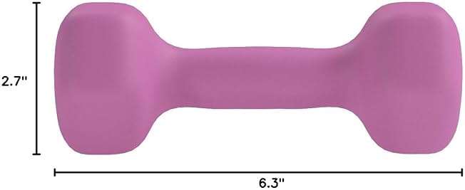 Amazon Basics Neoprene Dumbbell Hand Weights for Exercise and Muscle Toning - Image 5