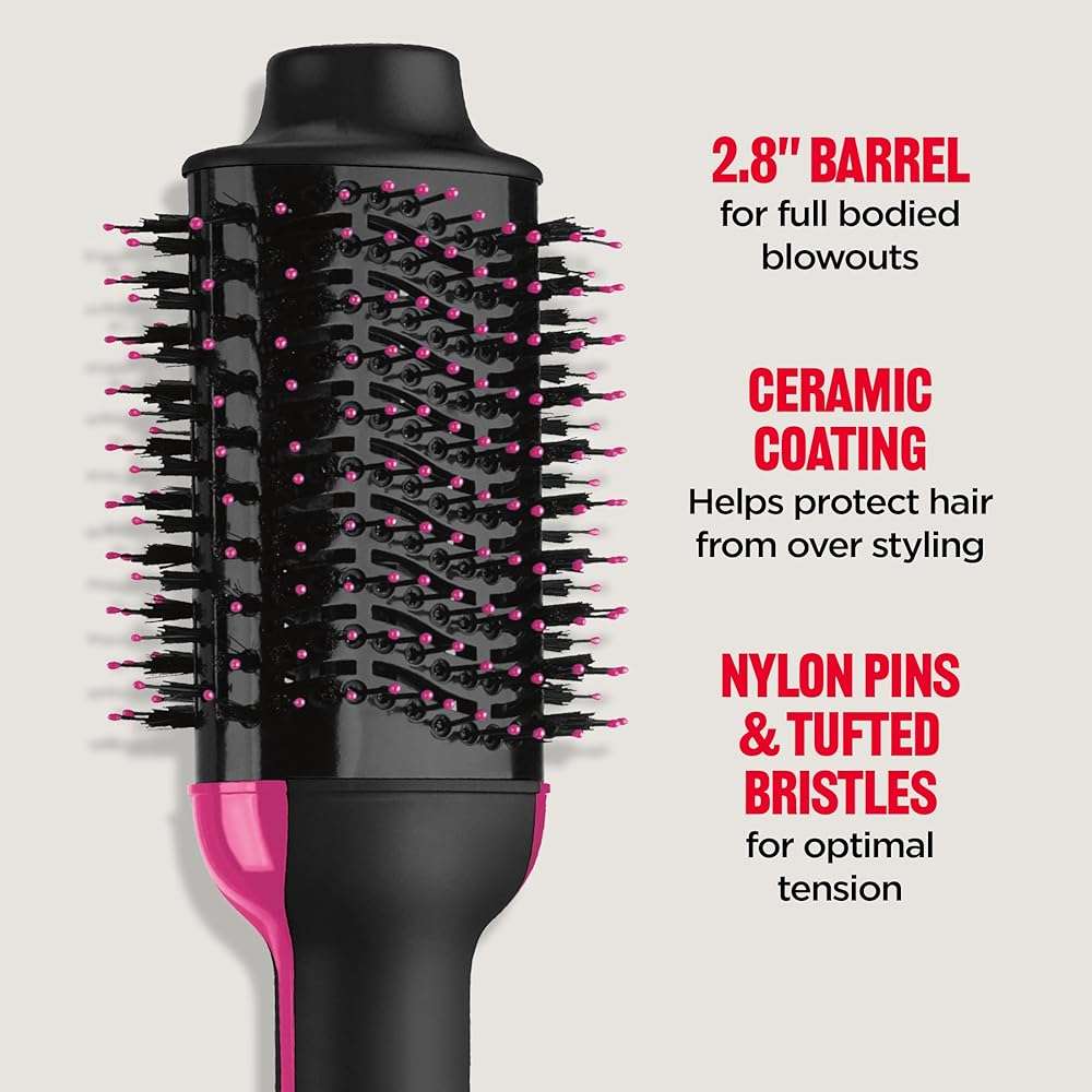 REVLON One-Step Volumizer Hair Dryer and Styler – Easy Salon-Style Blowouts – Less Frizz, More Shine, and Reduced Heat Damage, for All Hair Types and Lengths (Black) - Image 5