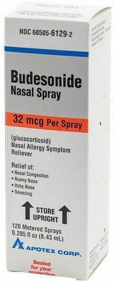 Budesonide Nasal Spray, 32 mcg - Packaging May Vary - Product Image