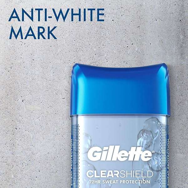 Gillette Antiperspirant Deodorant for Men, Cool Wave Scent, Clear Gel, 3.8 Oz (Pack of 3) - Image 5