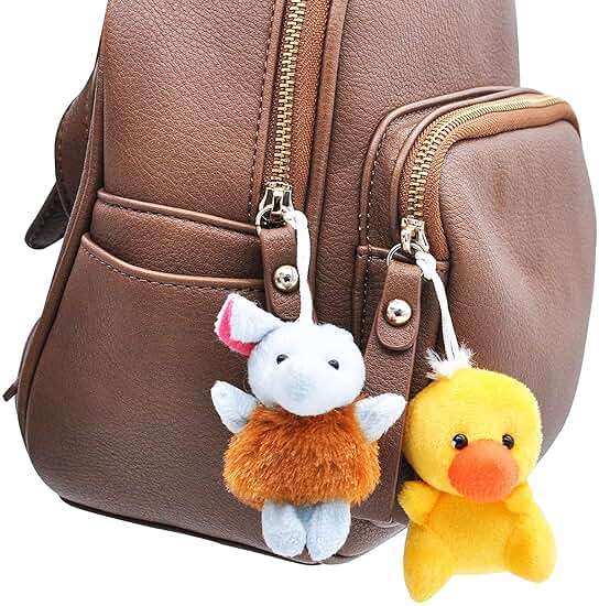 JOYIN 24 Pack Mini Animal Plush Toy Assortment (24 Units 3" Each), Animals Keychain Decoration for Kids, Small Stuffed Animal Bulk for Kids, Carnival Prizes, School Gifts, Party Favor Goodie Bags - Image 5