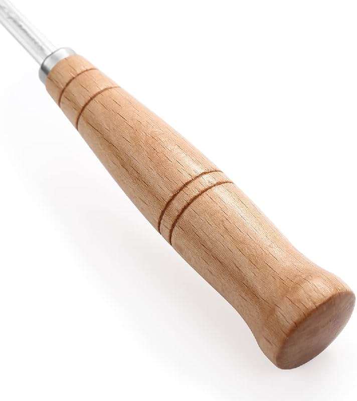 "SAINT GERMAIN Premium Hand Crafted Bread Lame for Dough Scoring Knife, Lame Bread Tool for Sourdough Bread Slashing with 10 Blades Included with Replacement with Authentic Leather Protector Cover" - Image 4