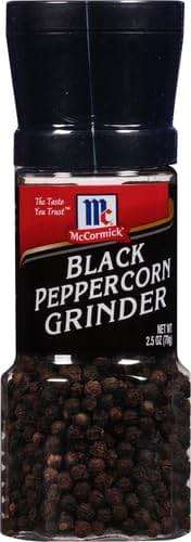 McCormick Black Peppercorn Grinder, For Freshly Ground Pepper While Cooking & Tableside, 2.5 oz - Image 4