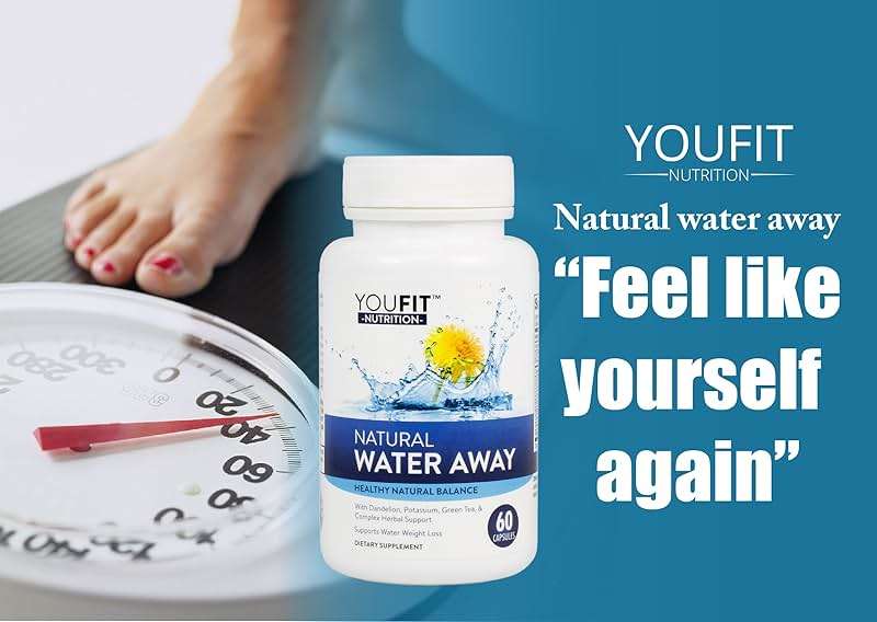 Water Pills for Bloating & Fluid Balance – Natural Herbal Diuretic Supplement for Water Retention & Occasional Swelling – Dandelion, Green Tea & Potassium – 60 Capsules - Image 3