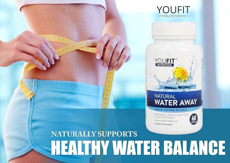 Water Pills for Bloating & Fluid Balance – Natural Herbal Diuretic Supplement for Water Retention & Occasional Swelling – Dandelion, Green Tea & Potassium – 60 Capsules - Image 4