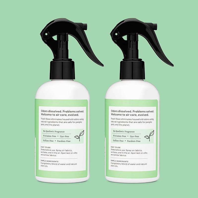 Fresh Wave Original Scent Odor Removing Spray, 8 fl. oz. | Pack of 2 | Odor Absorber for Home, Furniture, Fabrics & Trash | Safer Odor Relief - Image 8