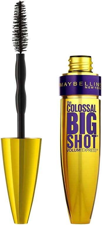 Maybelline New York Volum' Express The Colossal Big Shot Washable Mascara, Blackest Black, 0.33 fl. oz. - Image 4
