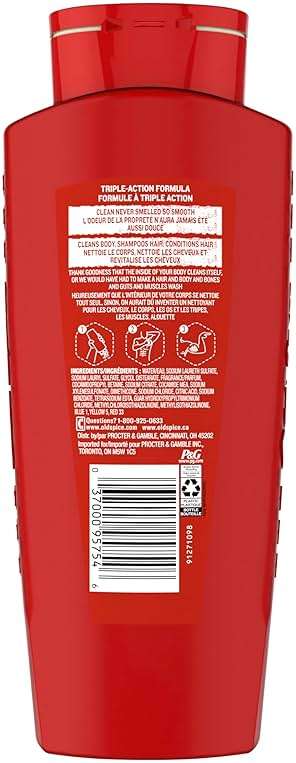 Old Spice Refreshing 2-in-1 Hair & Body Wash Conditioner for Men, High Endurance, 3X Defense, 24/7 Shower Fresh with Lasting Scent, Scented, 24 oz - Image 8
