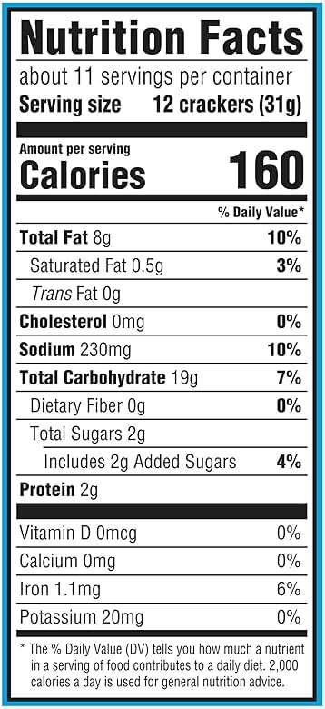 CHICKEN IN A BISKIT Original Baked Snack Crackers, Lunch Snacks, Family Size, 12 oz - Image 2