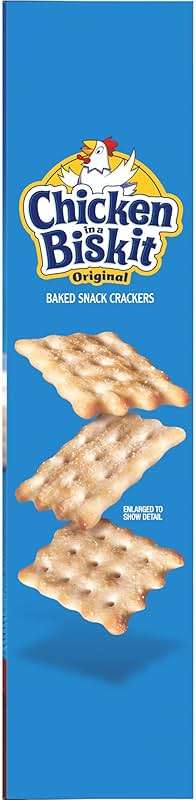 CHICKEN IN A BISKIT Original Baked Snack Crackers, Lunch Snacks, Family Size, 12 oz - Image 14
