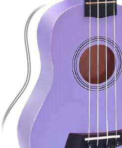 Soprano Ukulele Beginner Pack, 21 Inch Basswood kids Ukuleles Starter Kit with Gig Bag Spare Strings Tuner and Picks. (purple) - Image 7