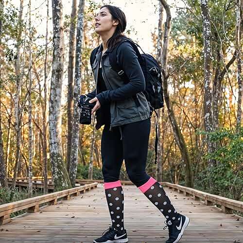 SUMONA 6 Pairs Women's Fancy Design Multi Colorful Patterned Knee High Socks - Image 5